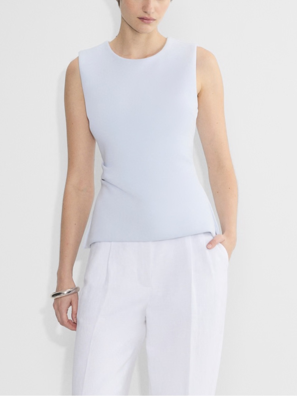 Babaton FigureKnit Recap Blouse
